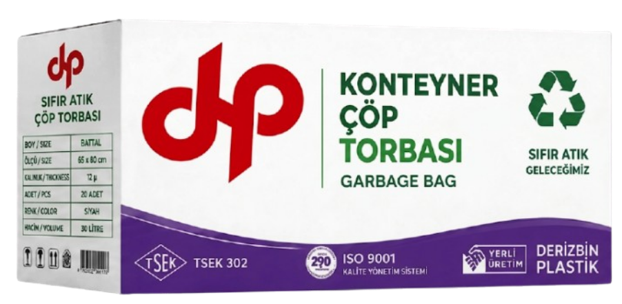100*150 Konteyner Çöp Torbası (200L)