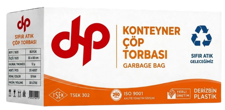 120*150 Konteyner Çöp Torbası (240L)