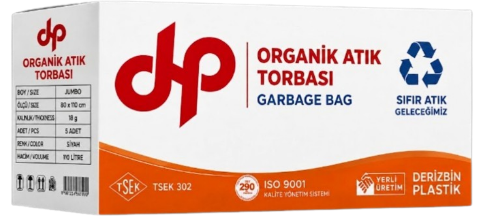 Organik Atık Çöp Torbası 80*110