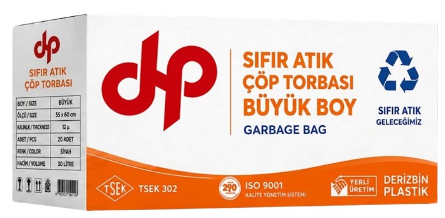 Büyük Boy 65*80 Çöp Torbası